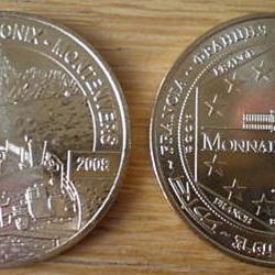 Medaille Chamonix Centenaire Montenvers 100 Ans par Monnaie de Paris 2014 Locomotive