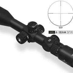 Promo Optique Discovery ms 4-16x44 sfir diam 30 mm r&eacute;ticule lumineux image bord &agrave; bord