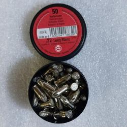 3 bo&icirc;tes de cartouches 22 long blanc GECO