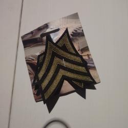 Vends paires de grades us infanterie ww2 sergent. neuf