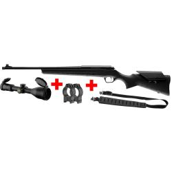 Carabine Monza avec busc Cal. 243 Win + Lunette 3-12x56 + Accessoires