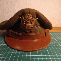 Casquette Officier US Army Air Force (USAAF) WWII - Style "Crush Cap"