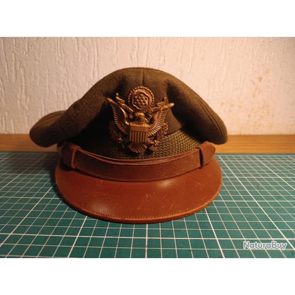 Casquette Officier US Army Air Force (USAAF) WWII - Style "Crush Cap"