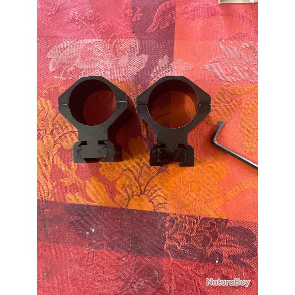 Collier renforc� 6 vis diam�tre 34 mm pour rails de 11 mm