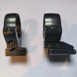 Montage EAW pivotant complet aec colliers de 34mm pour Browning BAR