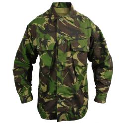 Chemise veste de treillis l&eacute;g&egrave;re camouflage DPM arm&eacute;e Britannique