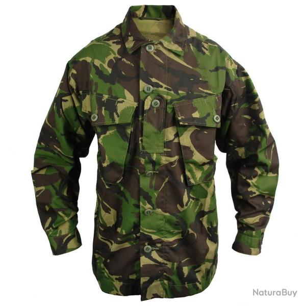 Chemise veste de treillis l�g�re camouflage DPM arm�e Britannique
