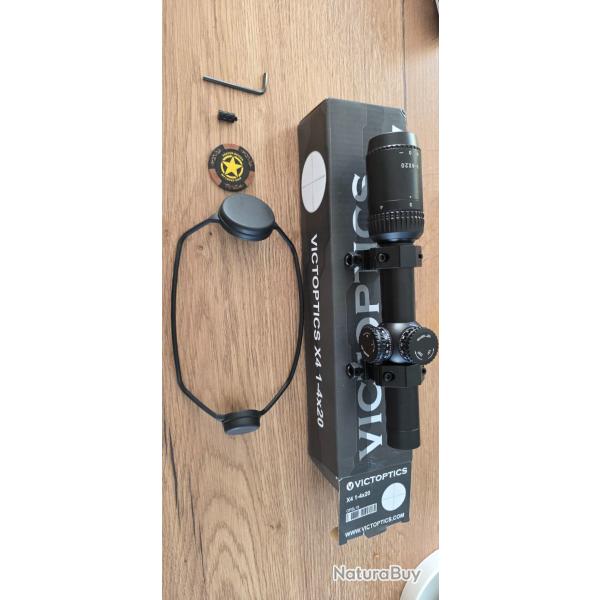 LUNETTE VICTOPTICS X4 1-4X20
