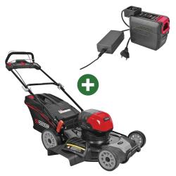 Tondeuse tract&eacute;e &agrave; gazon Voltkore&reg; 45 cm - Batterie 4,0 Ah + Chargeur Inclus