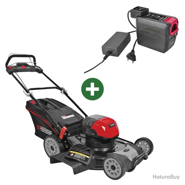 Tondeuse tract�e � gazon Voltkore� 45 cm - Batterie 4,0 Ah + Chargeur Inclus