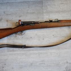 Fusil de cadet Rubin Schmidt. Mod&egrave;le 1897 avec bretelle et bouchon d'origine ! Calibre GP90