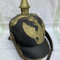 Casque &agrave; pointe prussien dragon ww1
