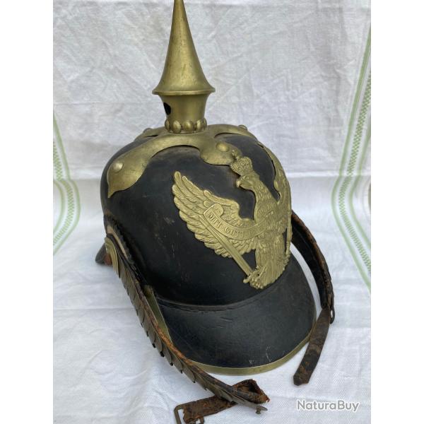 Casque � pointe prussien dragon ww1
