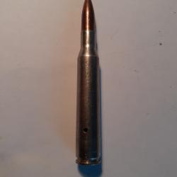 1 cartouche 280 Remington Winchester chrom&eacute;e Neutralis&eacute;e