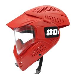 Masque complet Paintball Field #ONE Thermal V2 - rouge
