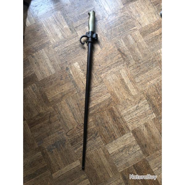 BA�ONNETTE FUSIL LAME � 4 C�TES EN PARFAIT �TAT