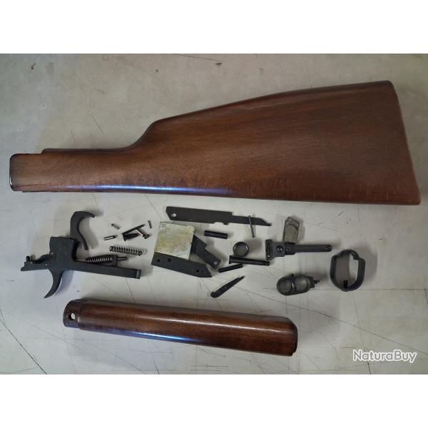 Lot pi�ces carabine RECH 22 short a levier de sous garde