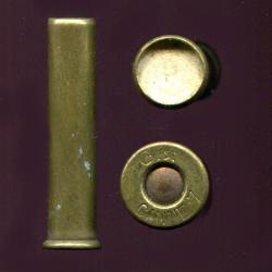 7 mm Canne-Fusil &agrave; grenaille - beau marquage identifiant l'usage : G* CANNE 7 - &eacute;tui 36 mm