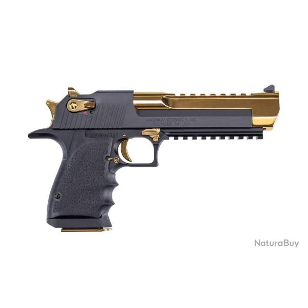 Pistolet Magnum Research Desert Eagle Black & Gold cal.50AE 6"