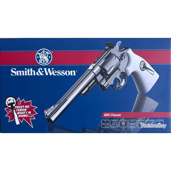 Revolver Smith & Wesson 629 Classic Trust Me Edition CO2 billes acier 4,5 mm