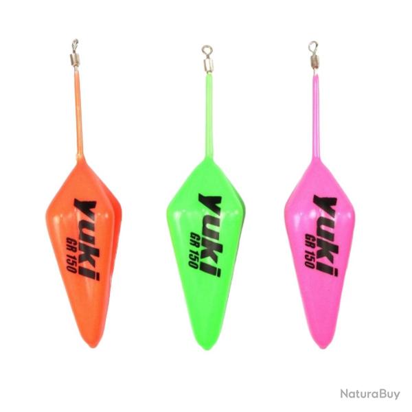 Plomb Surfcasting Yuki Competition Pyramidal 113g 113g A l'unit� Natural