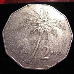 Philippines, piece de 2 pisos 1985   ttb diametre 30 mm