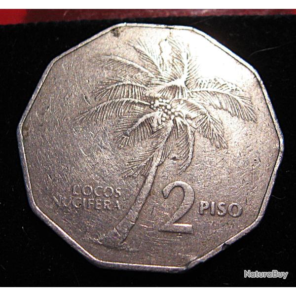 Philippines, piece de 2 pisos 1985   ttb diametre 30 mm