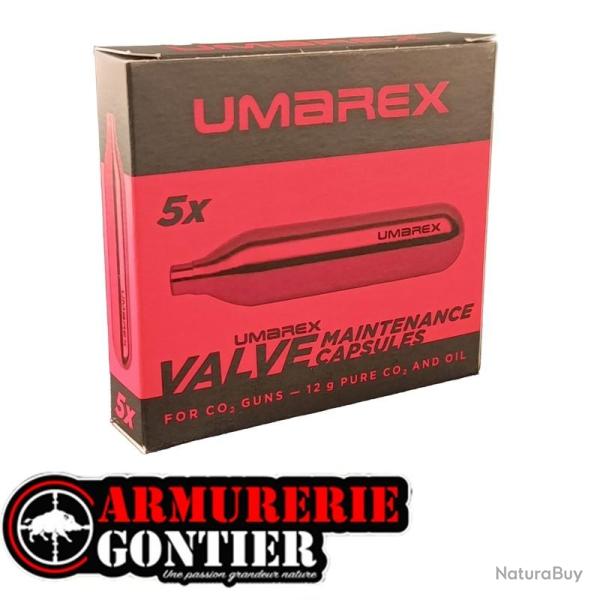 Capsules de nettoyage CO2 Umarex 12 g - Pack de 5