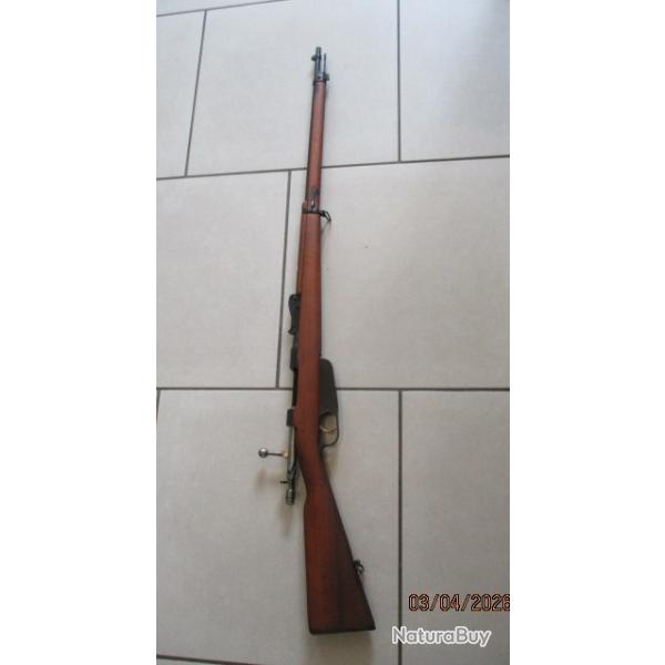 Beau fusil Carcano 1891, cal 6,5 Carcano, cat�gorie D !