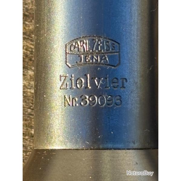 Lunette acier ZEISS "JENA" ZIELVIER - Ench�re 1� sans prix de r�serve.