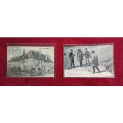 2 CPA GENDARMERIE SAULIEU(21)