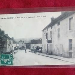 CPA GENDARMERIE - SAINT SEINE L'ABBAYE(21)