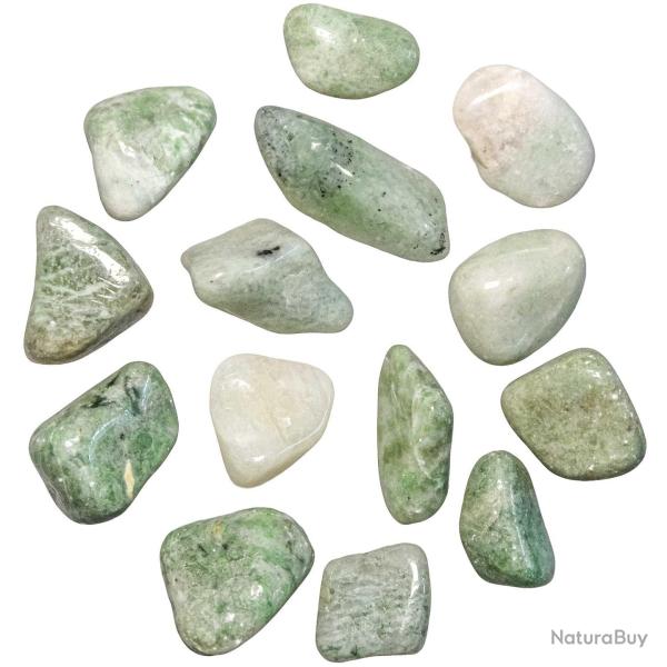 Pierres roul�es sausserite - 2 � 3 cm - Lot de 2