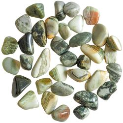 Pierres roul&eacute;es serpentine infinite stone - 1.5 &agrave; 3 cm - 30 grammes