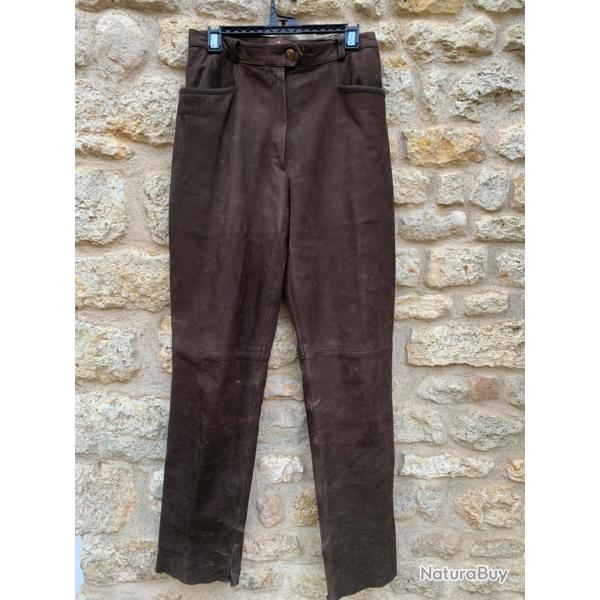 Pantalon femme en cuir - Club Interchasse T.42