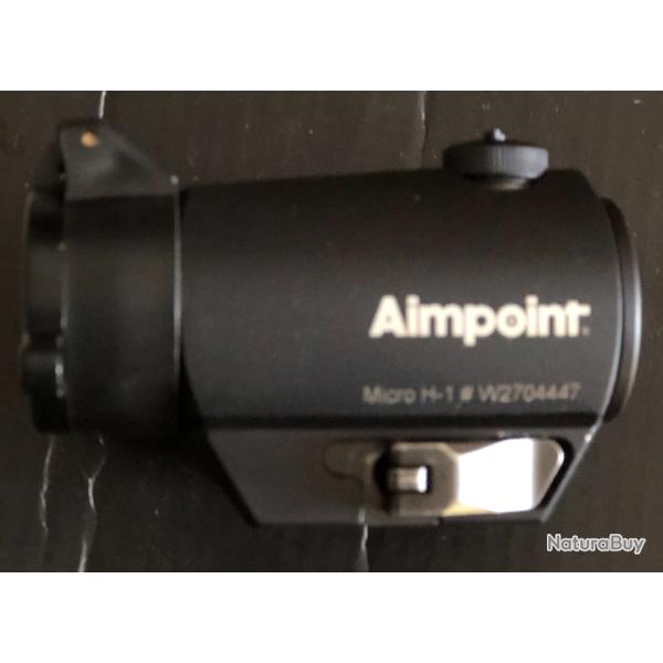 Point rouge Aimpoint micro h1 + montage amovible