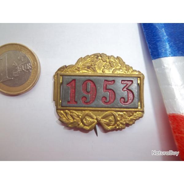 �pinglette insigne militaire conscrit "classe 1953"