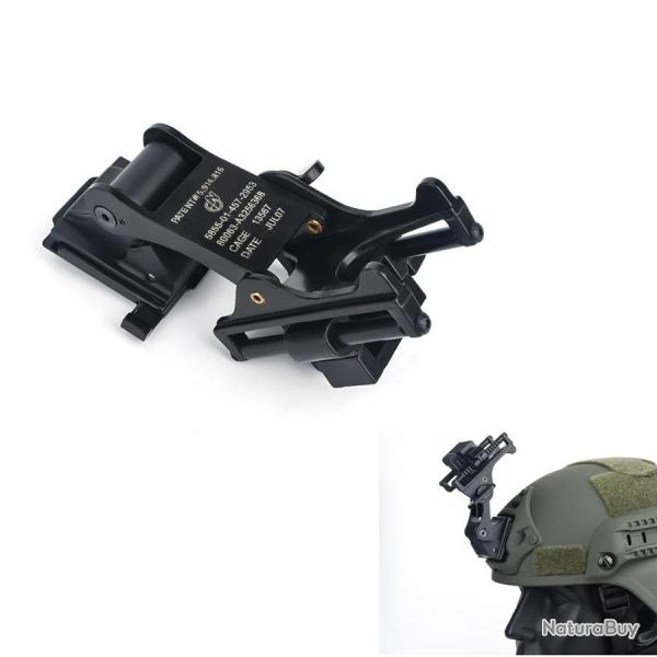 Support NVG Aluminium pour Casque Fast/ Mich / M88 - WADSN - Noir