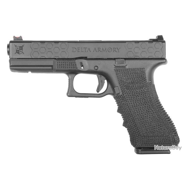 Pistolet P03 type G17- GBB - Noir- Delta Armory