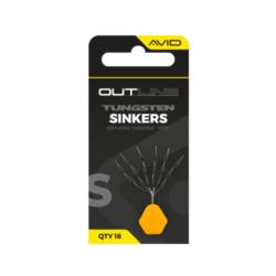 AVID CARP OUTLINE TUNGSTEN SINKERS - SMALL AVID CARP