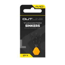 AVID CARP OUTLINE TUNGSTEN SINKERS - LARGE AVID CARP