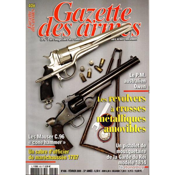 gazette des armes 406 r�volvers � crosses m�talliques amovibles, revolver philippe coquette,