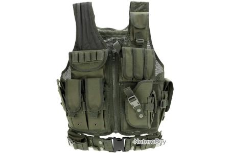 Gilet Porte-plaques Molle Combat Gilet Tactique Porte-plaque Tactique Porte-plaques Avec Système Gilet Pare-balles Gilet Porte Plaques Molle ATAIRSOFT
