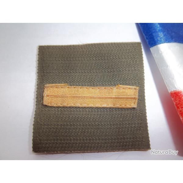 Galon / grade de poitrine velcro adjudant chef insigne