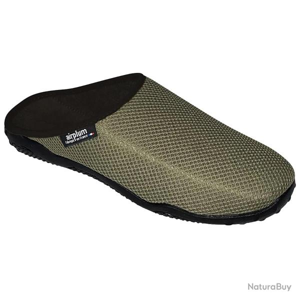 Chaussons mules r�sille Data pour homme - Kaki 46