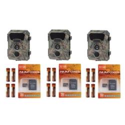 PACK TOUT INCLUS 3 x pi&egrave;ge photographique - cam&eacute;ra de chasse PIE1066