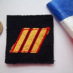 grade sergent chef troupe marine insigne militaire