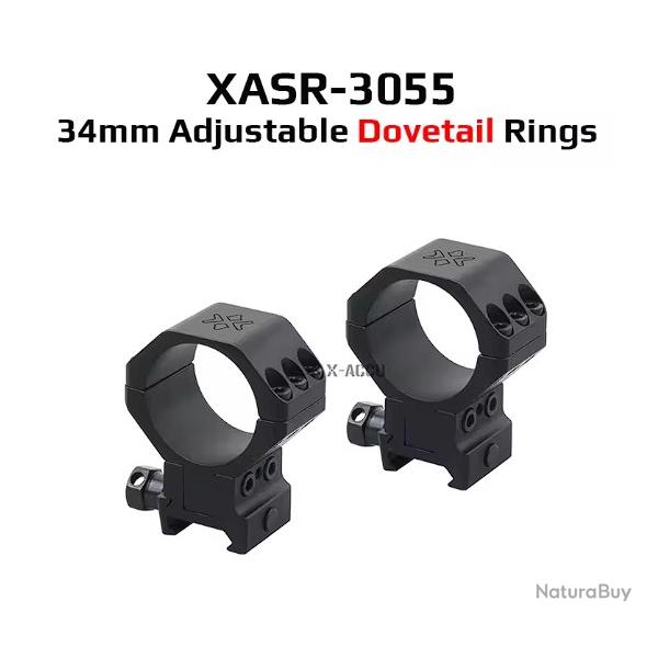 Colliers Vector Optics 34mm dovetail 11mm XASR-3055 ajustable LIVRAISON GRATUITE