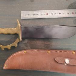 Couteau combat 2 Guerre mondiale, lame CASE XX 22,5cm