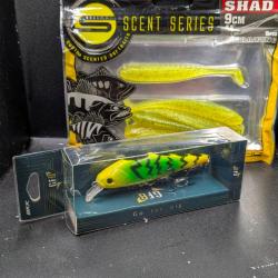 Lot 509 / leurres SPRO INSTA SHAD (UV)+ 1 LEURRE GFB (BBK) ... ...